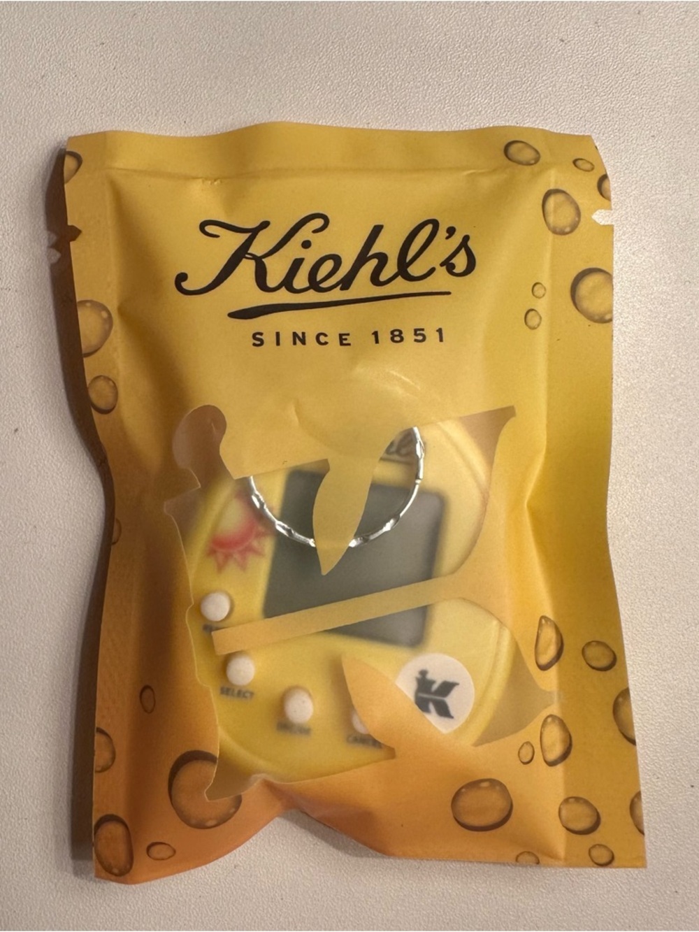 Kiehl's Yellow Tamagotchi Promotional Item